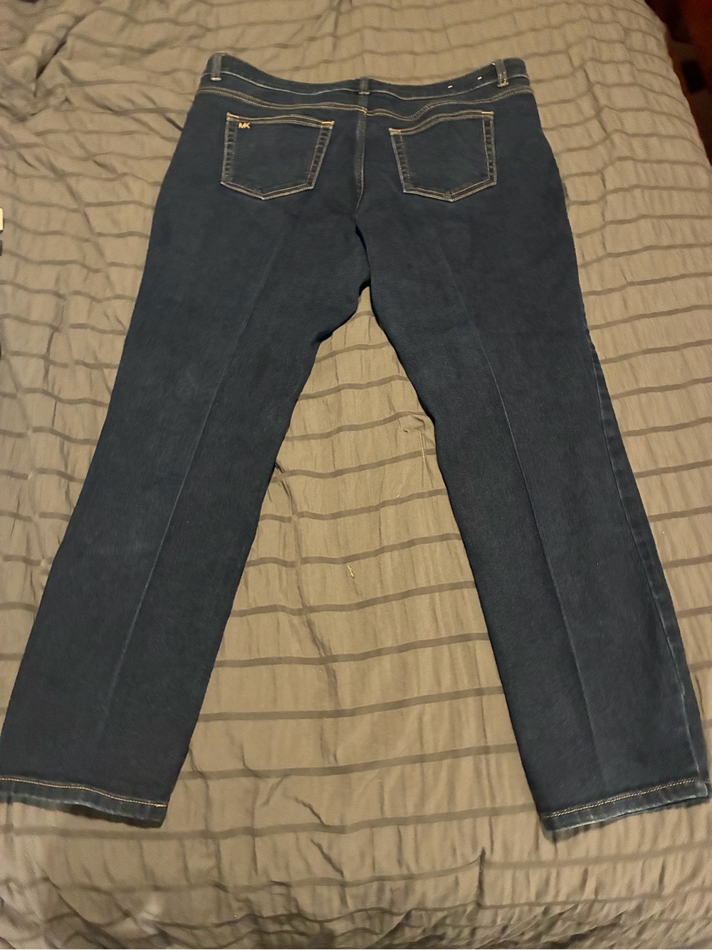 Michael Kors Women's Dark Blue Straight Leg Jeans